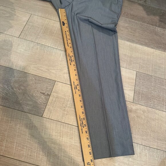 NAUTICA MENS LIGHT GREY DRESS PANTS BI STRETCH NEW 38X30 - Picture 3 of 10